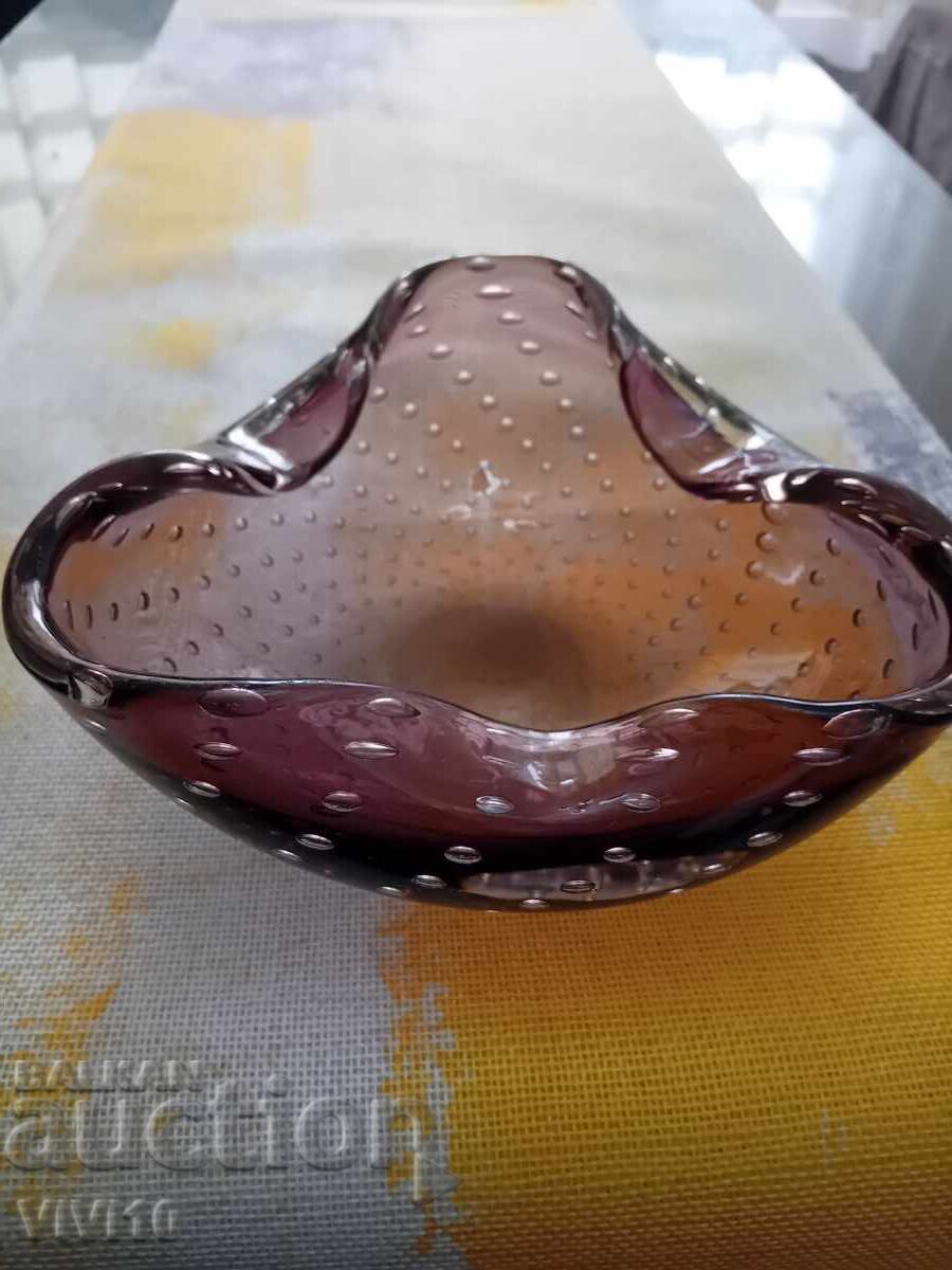 Licitație Cenusar decorativ, cristal, Murano