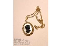 ANTICA CAMEE DIN BRONZ AURIT, STIL VICTORIAN