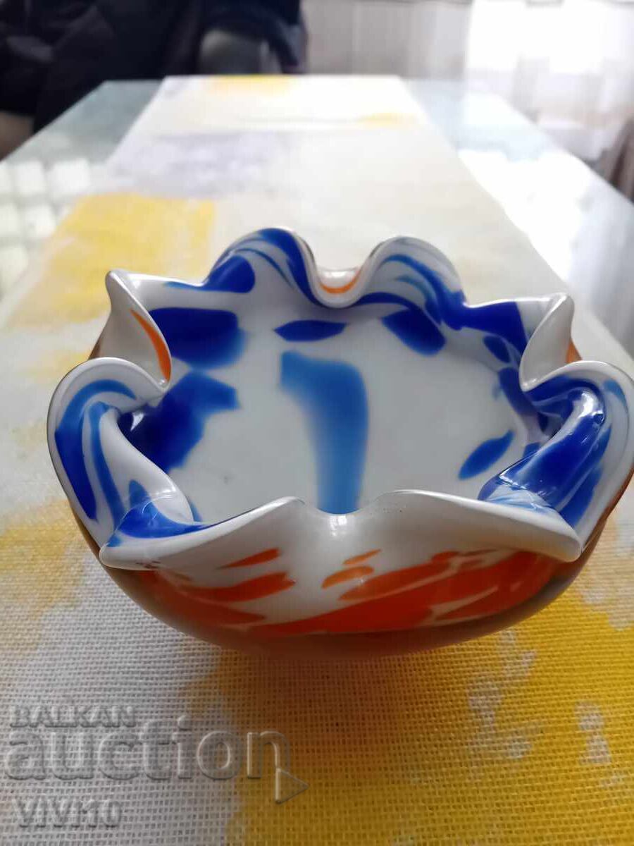 Bol decorativ din sticlă Murano