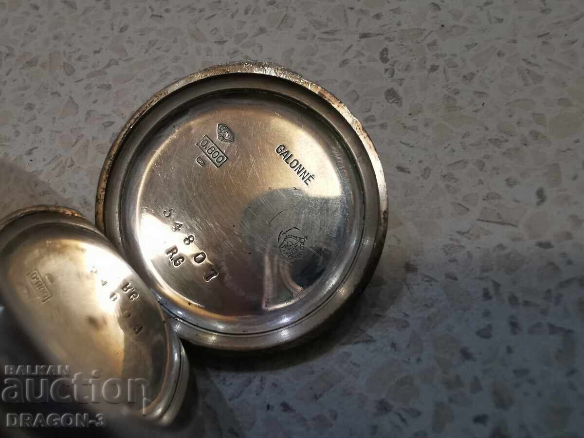 Ceas de buzunar din argint - 5