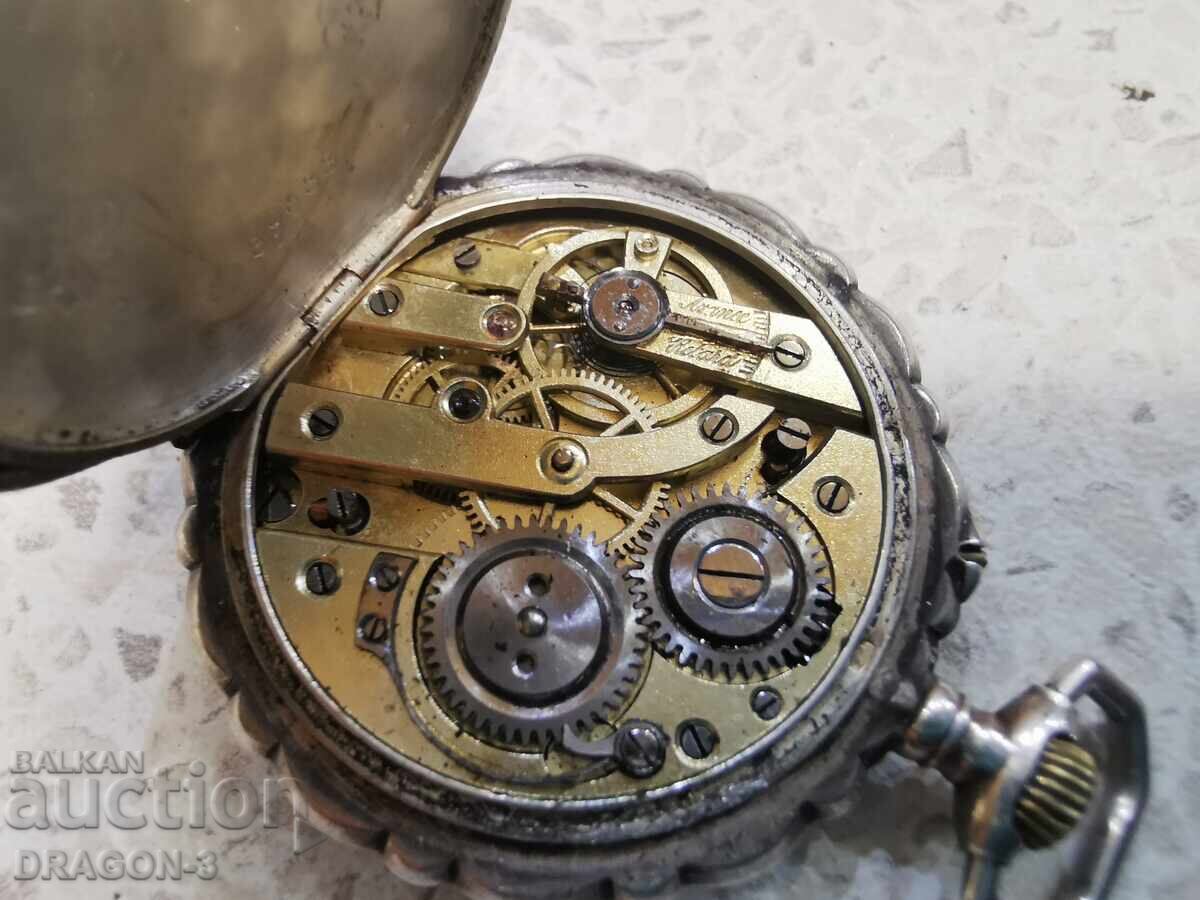 Ceas de buzunar din argint - 6