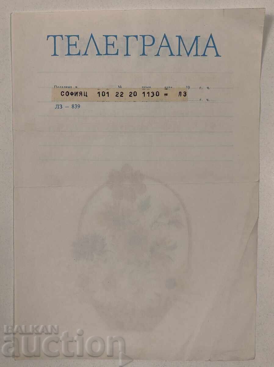 TELEGRAM TO PROFESSOR VLADIMIR VLADIMIROV with price 15.00 BGN | € 7.67