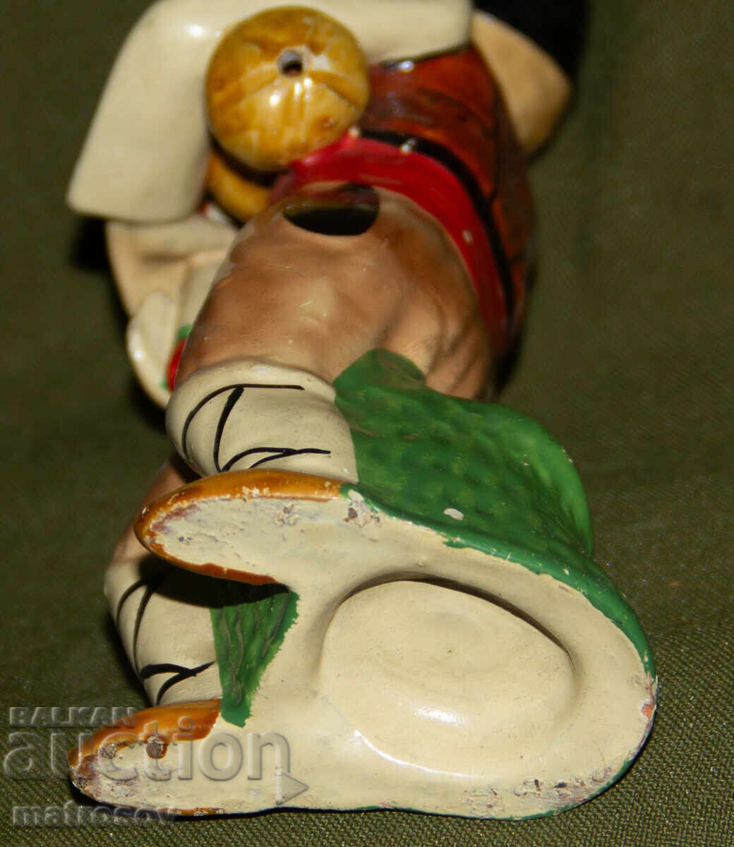 Decorative porcelain figurine, bagpiper - 5