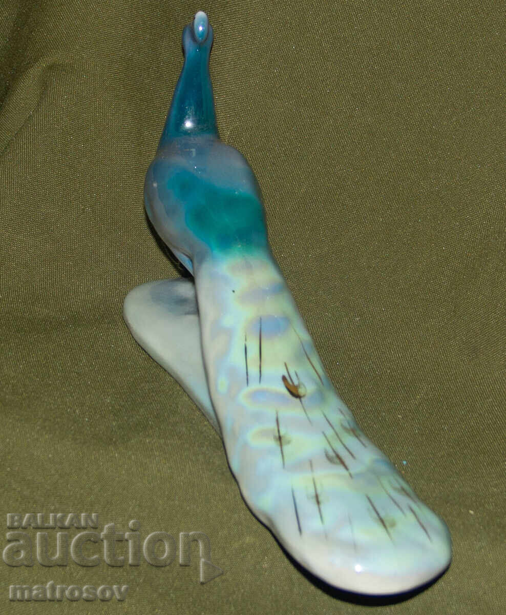 Аукцион Декоративна порцеланова статуетка, паун Аукцион Декоративна порцеланова статуетка, паун