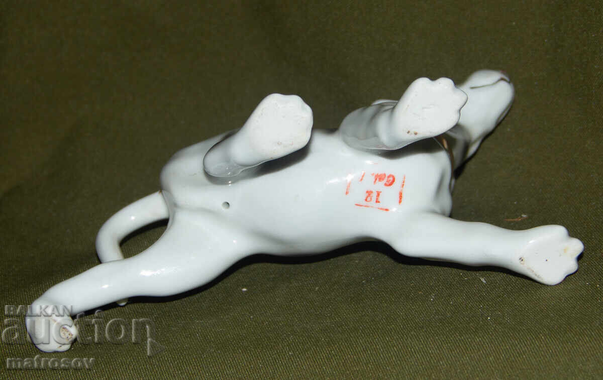 Стара порцеланова статуетка, далматинец - 6