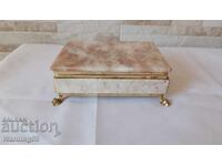 Cutie de bijuterii - marmură - producție bulgărească