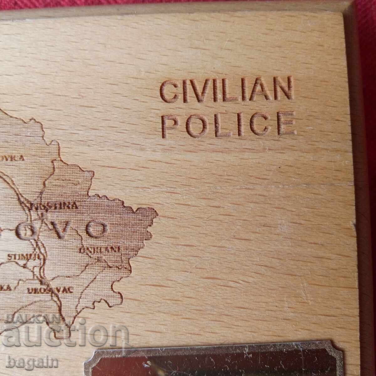 Auction  Police, Kosovo, blue helmets