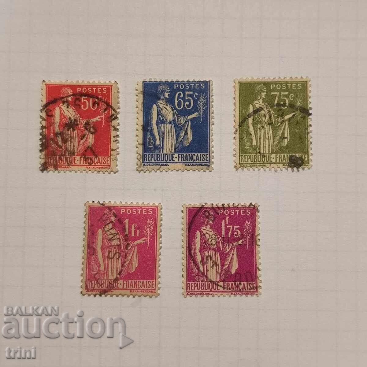 France 1932-33 New Daily Stamps