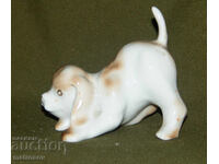 Statuetă veche din porțelan, cățeluș