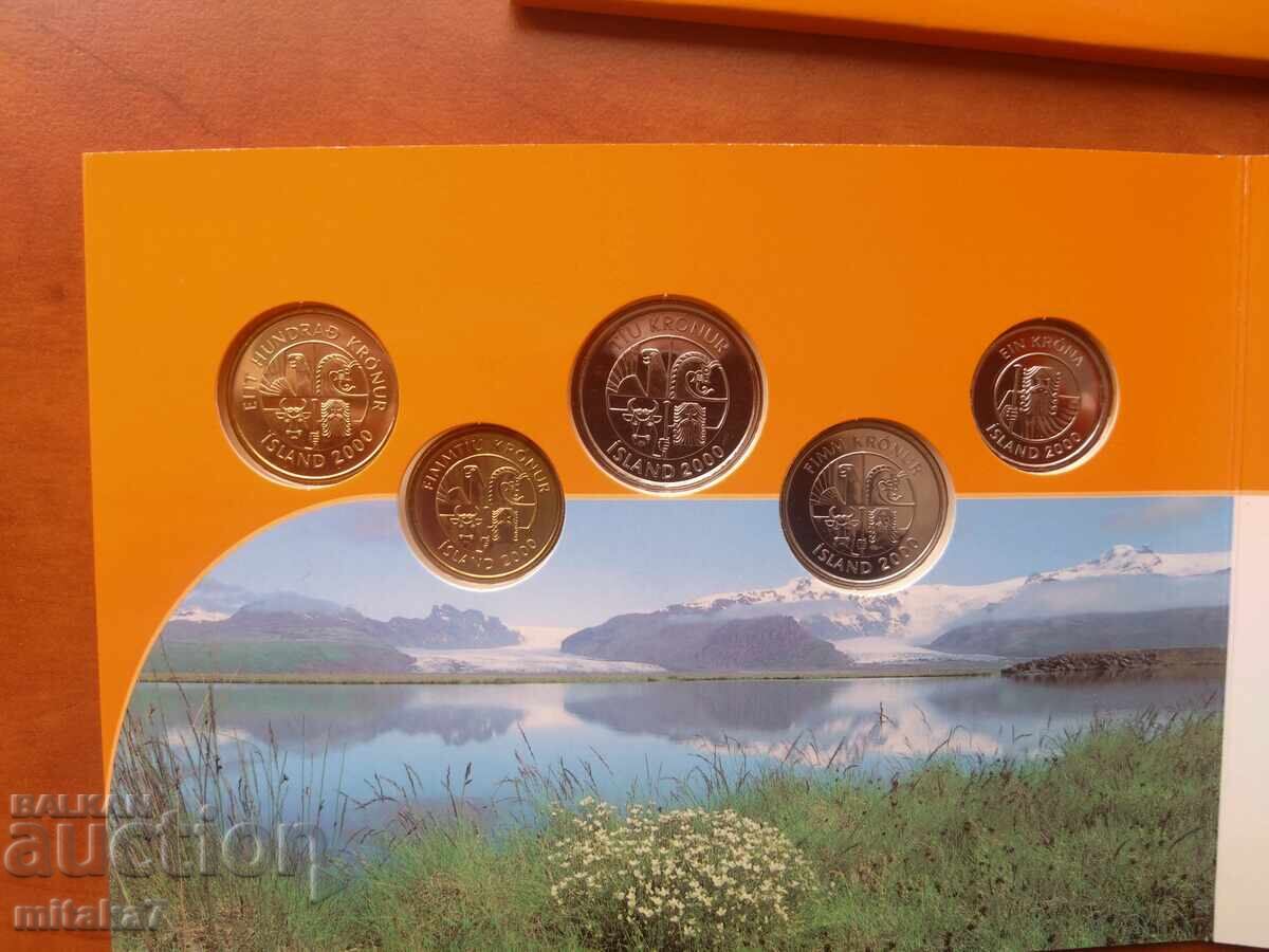 Delivery of Set of coins, Iceland, year 2000