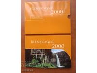 Σετ νομισμάτων, Ισλανδία, 2000