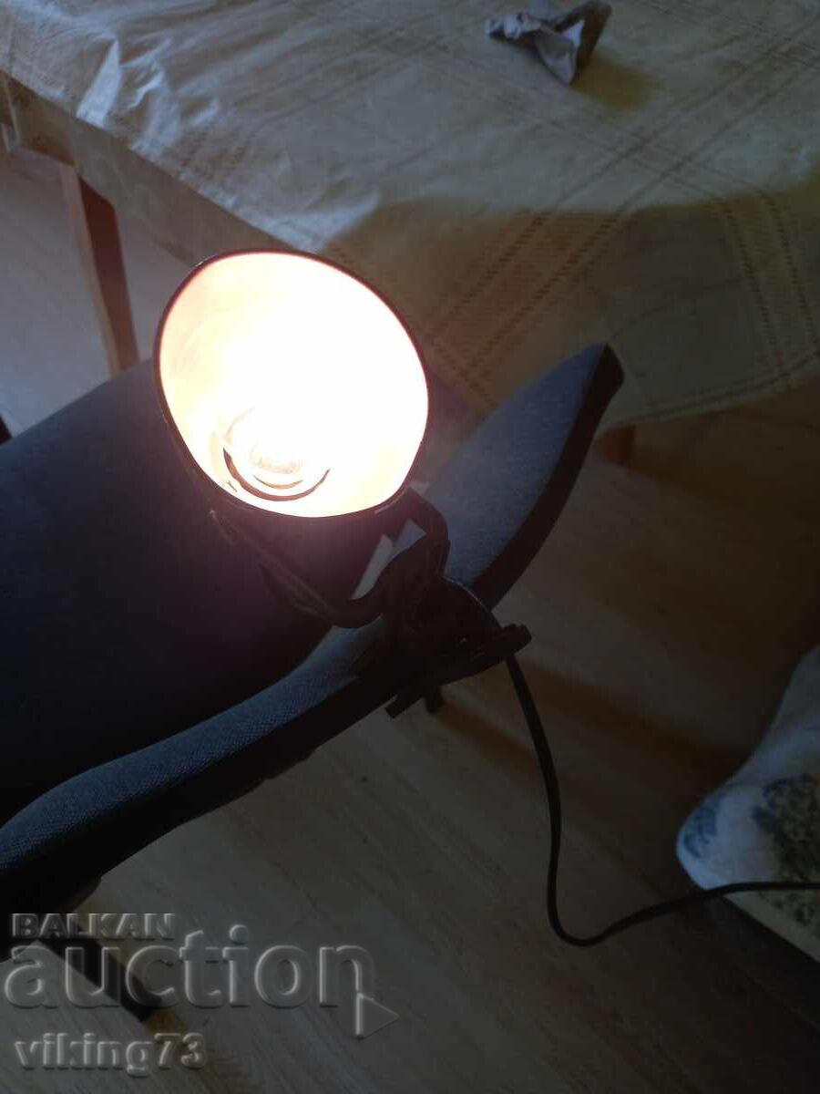 Lampă de noapte, BG, soc., cu clemă