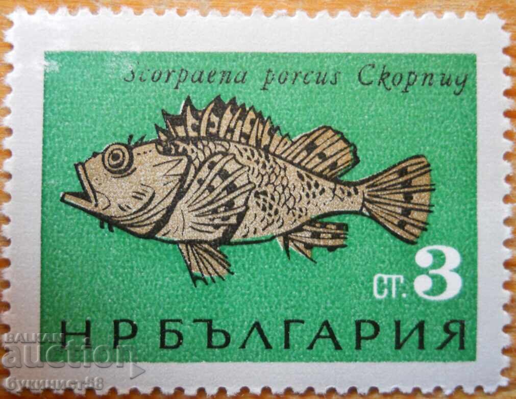 Bŭlgariya seriya "Θαλάσσια πανίδα" 1965 g (καθαρή)