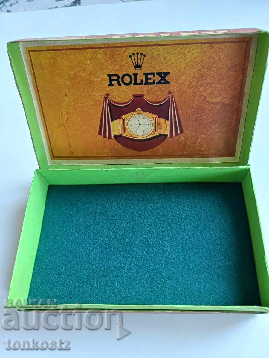 Rolex watch box with price 25.00 BGN | € 12.78