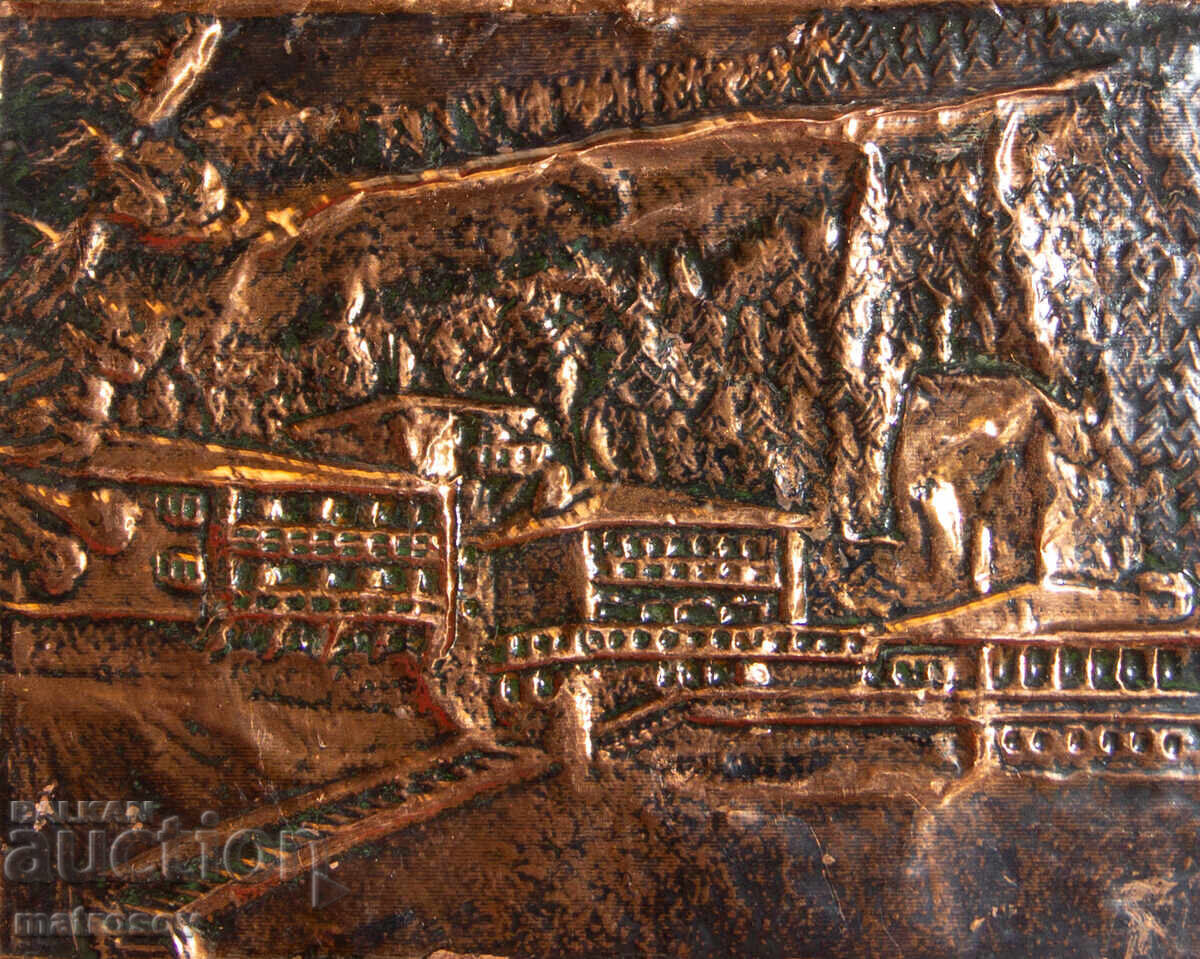 Delivery of Commemorative copper plaque, bas-relief, house. Antonivanovtsi Delivery of Commemorative copper plaque, bas-relief, house. Antonivanovtsi