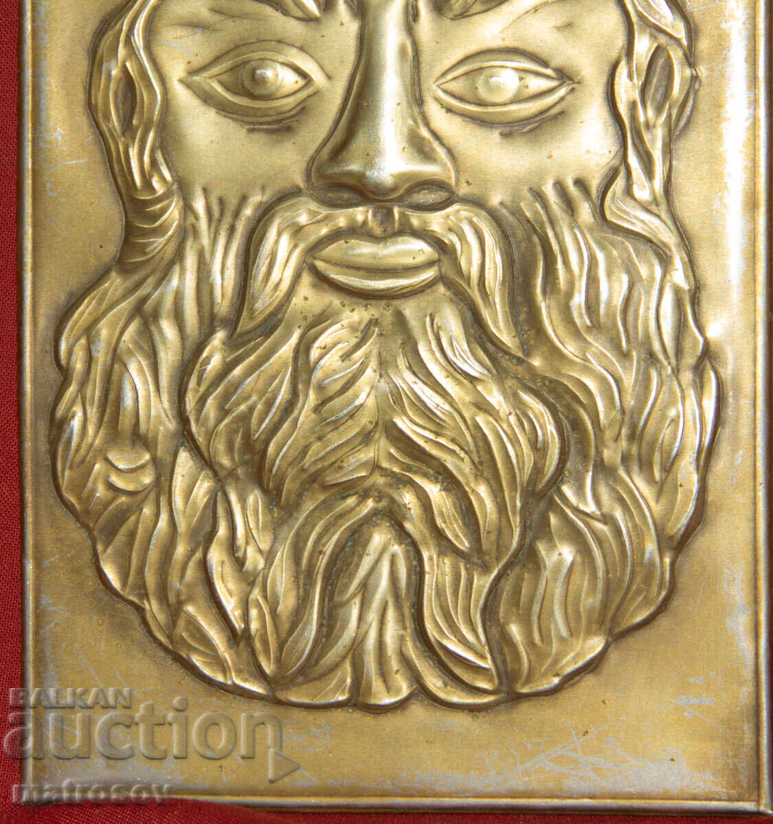 Delivery of Medal plaque bas-relief, male head