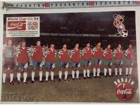 ECHIPA NAȚIONALĂ DE FOTBAL A BULGARIEI SUA`94 94 SUA COCA COLA