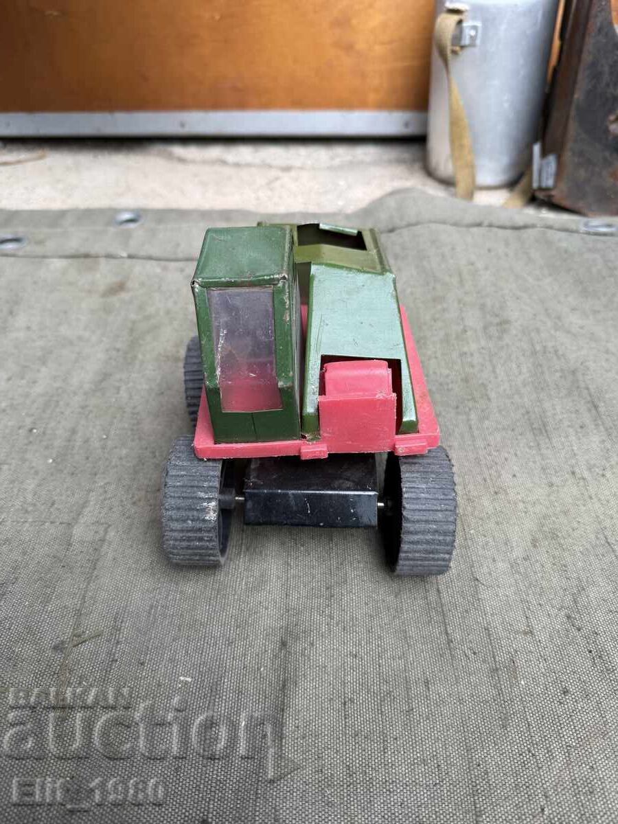 Toy excavator from the socialist era