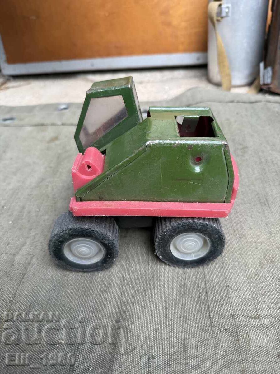 Toy excavator from the socialist era