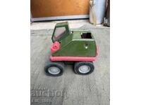 Buldozer de jucărie din perioada comunistă