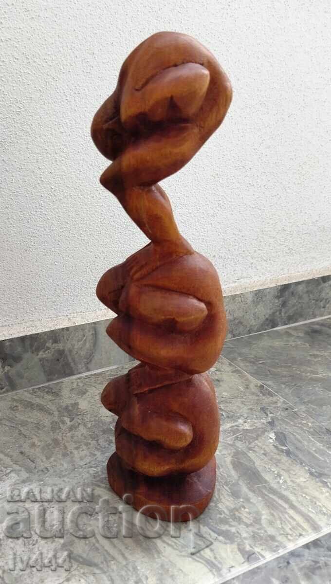 OLD WOODEN ARTISTIC FIGURE - THE THREE YOGIS with price € 50.00 | 97.79 BGN OLD WOODEN ARTISTIC FIGURE - THE THREE YOGIS with price € 50.00 | 97.79 BGN