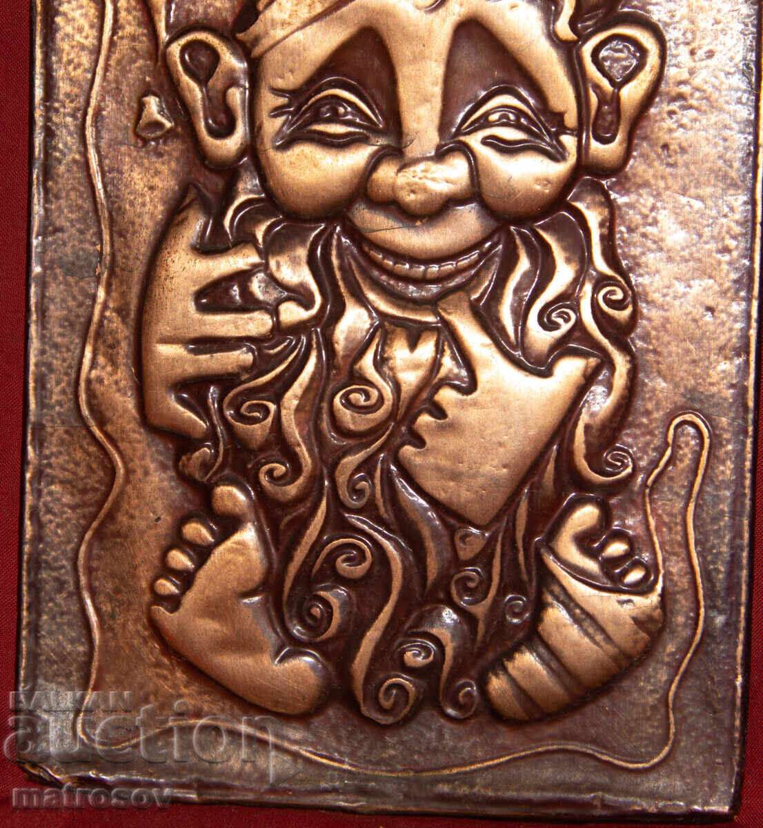 Russian Honey Plaque Bas-relief, Gnome - 5