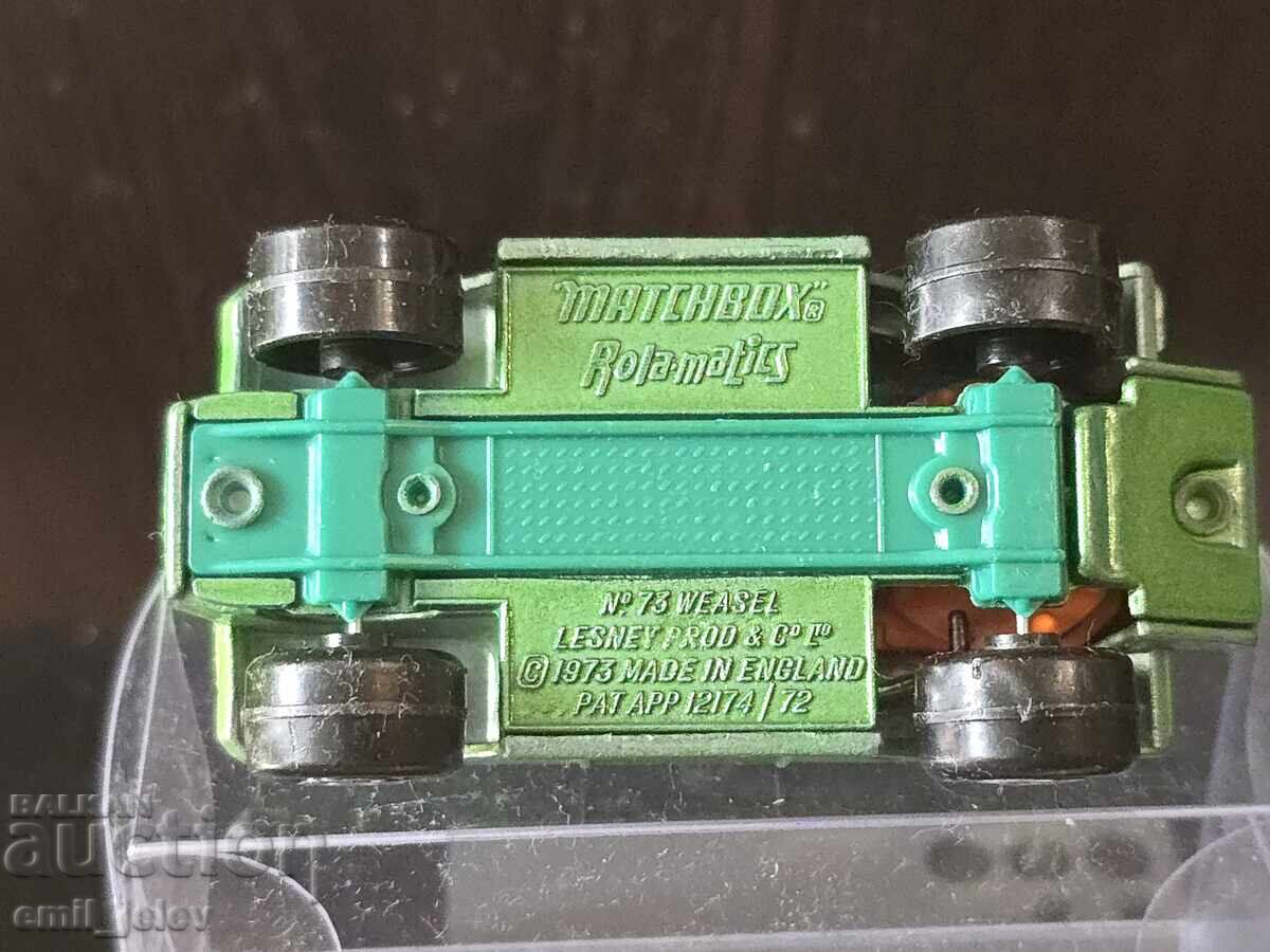 LESNEY MATCHBOX- 73B Weasel 1974-1979 god.-1982 god - 6