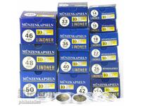 Capsule Lindner pentru monede - pachet de 10 bucati - 14 mm