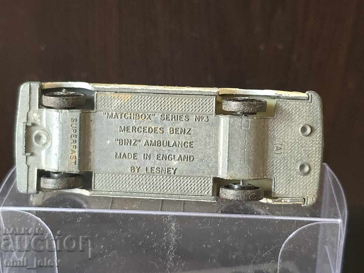 LESNEY MATCHBOX - 3A Mercedes Ambulance 1970-1972 - 6 LESNEY MATCHBOX - 3A Mercedes Ambulance 1970-1972 - 6