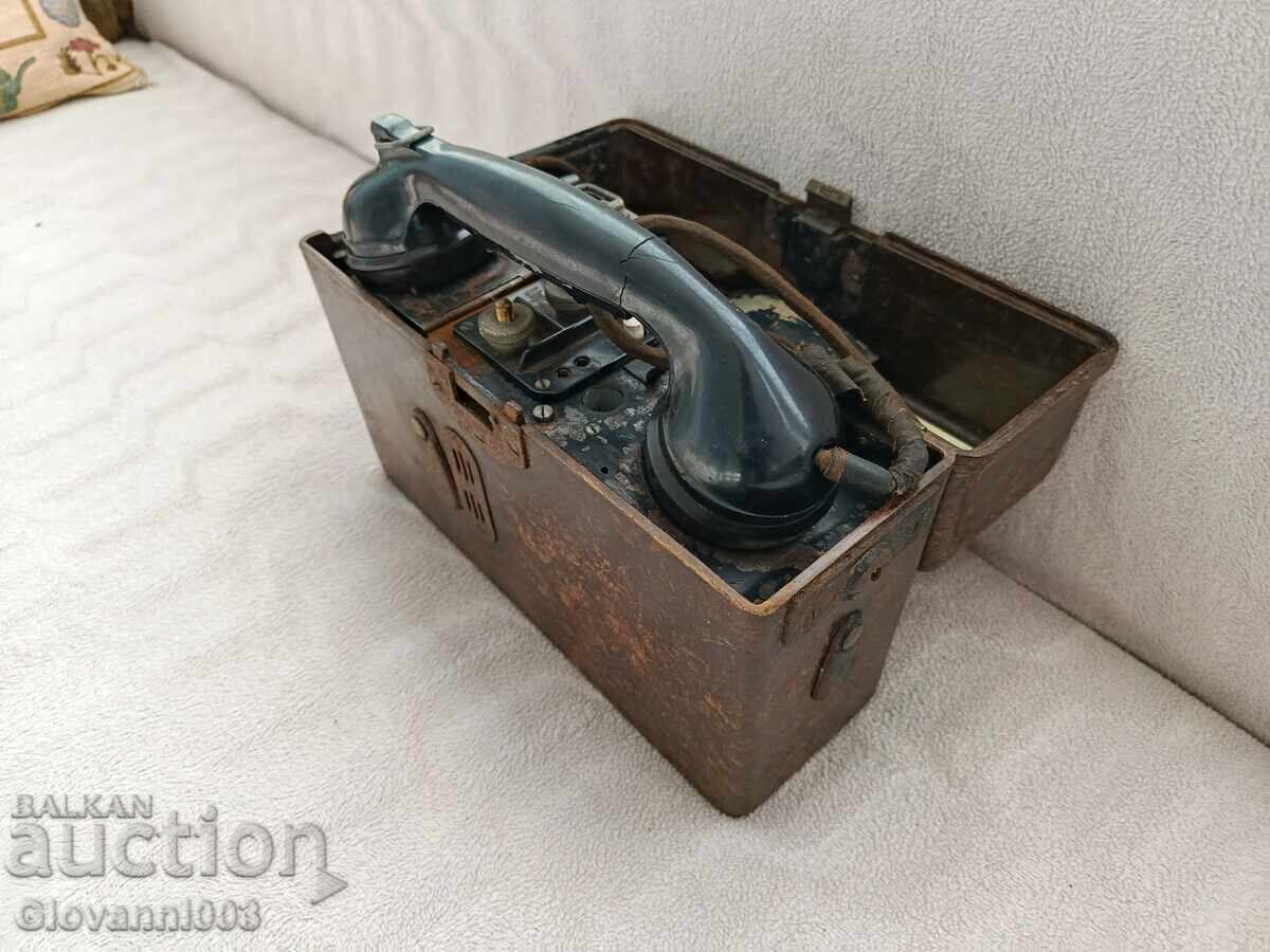 Livrarea Telefon militar german vechi - WEHRMACHT - Al Doilea Război Mondial - 1944
