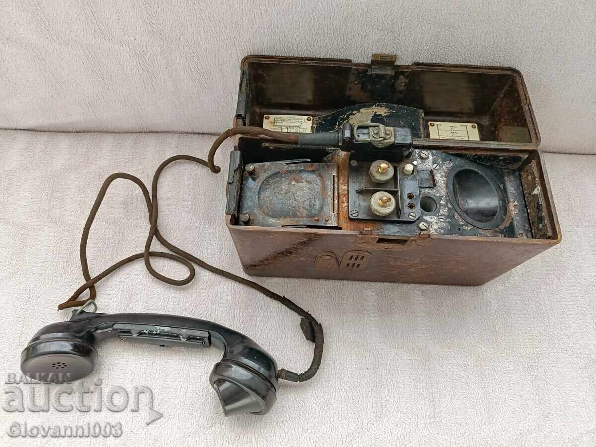 Telefon militar german vechi - WEHRMACHT - Al Doilea Război Mondial - 1944 - 5