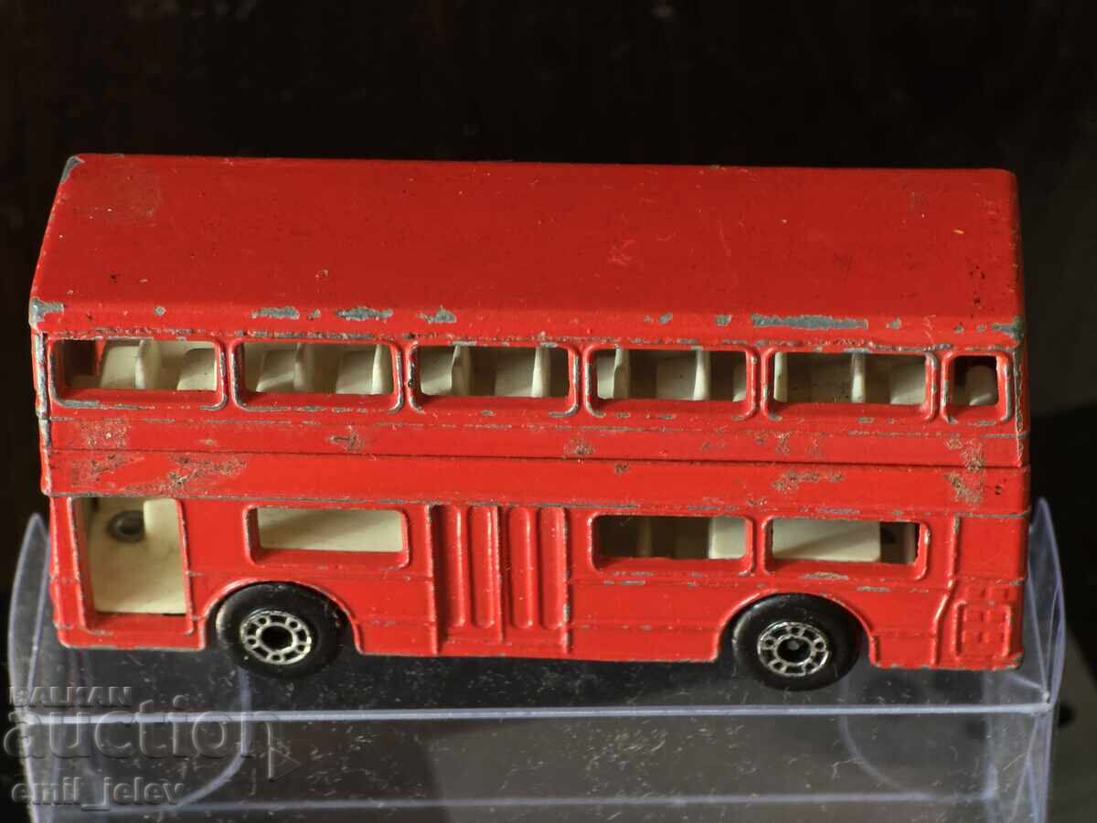 LESNEY MATCHBOX - 17B The Londoner red body 1972-1980 - 5 LESNEY MATCHBOX - 17B The Londoner red body 1972-1980 - 5