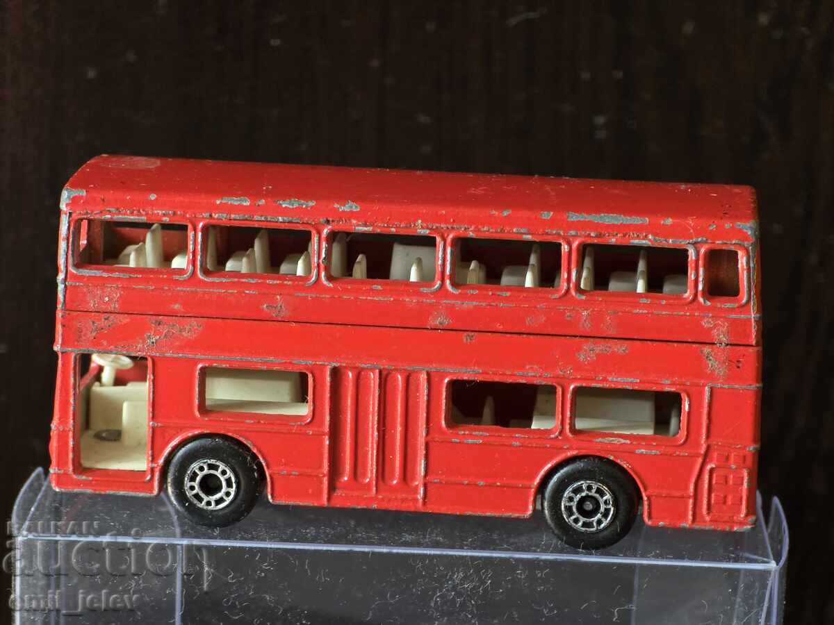 LESNEY MATCHBOX - 17B The Londoner red body 1972-1980 LESNEY MATCHBOX - 17B The Londoner red body 1972-1980