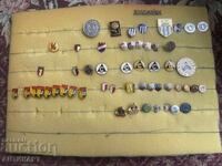Bulgaria football football clubs lot of 53 badges signs