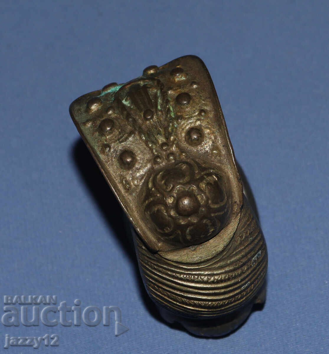 Παλιά μπρούτζινη βραχιόλι σφεντόνα - 7