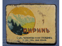 Παλιό λιθογραφημένο μεταλλικό κουτί τσιγάρων Πιρίν