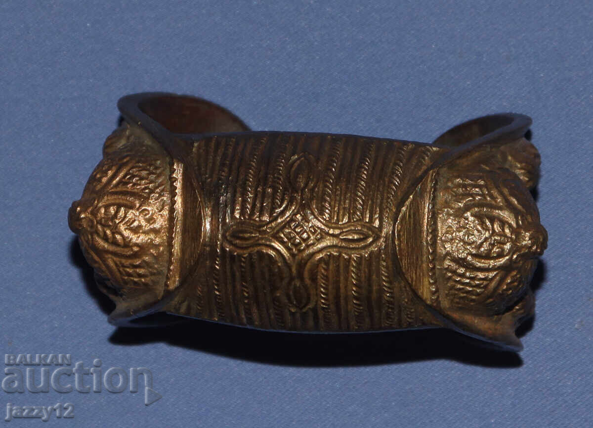 Old bronze bracelet slingshot with cross with price 200.00 BGN | € 102.26