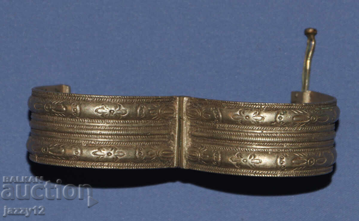 Παλιό ασημένιο παραδοσιακό βραχιόλι - 5