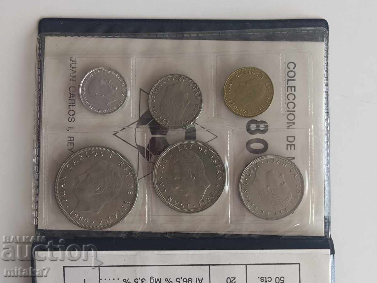 Delivery of Coin set 1982, Spain