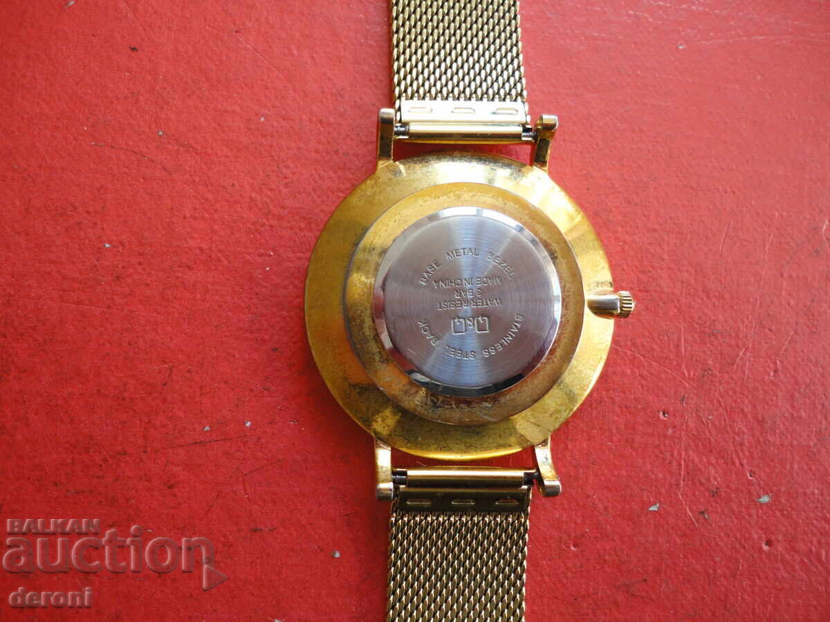 Great gold-plated Q&Q watch - 6