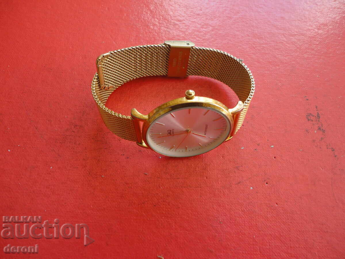 Great gold-plated Q&Q watch - 7