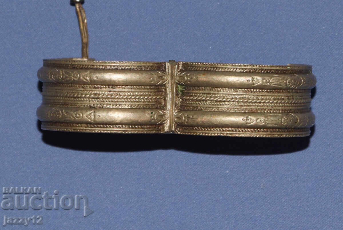 Παλιό ασημένιο παραδοσιακό βραχιόλι - 5