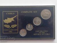 Set de monede din 1982, Cipru