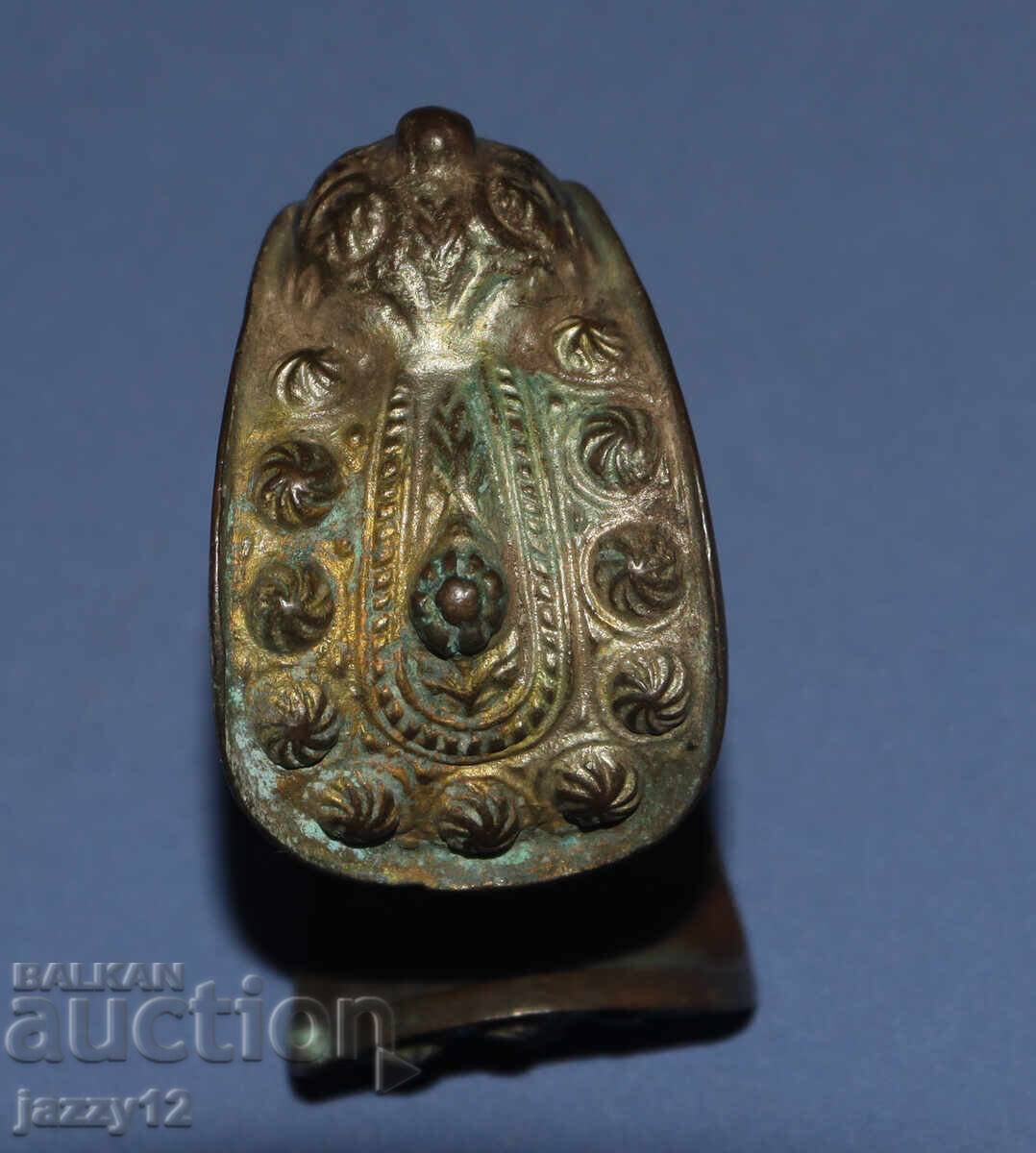 Παλιά μπρούτζινη βραχιόλι σφεντόνα - 6