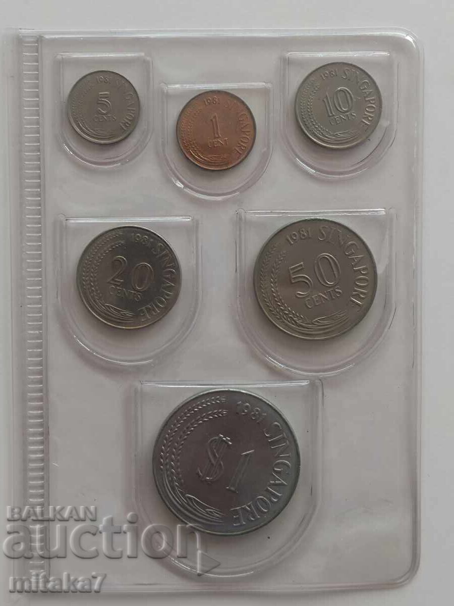 Set of coins 1981, Singapore Set of coins 1981, Singapore