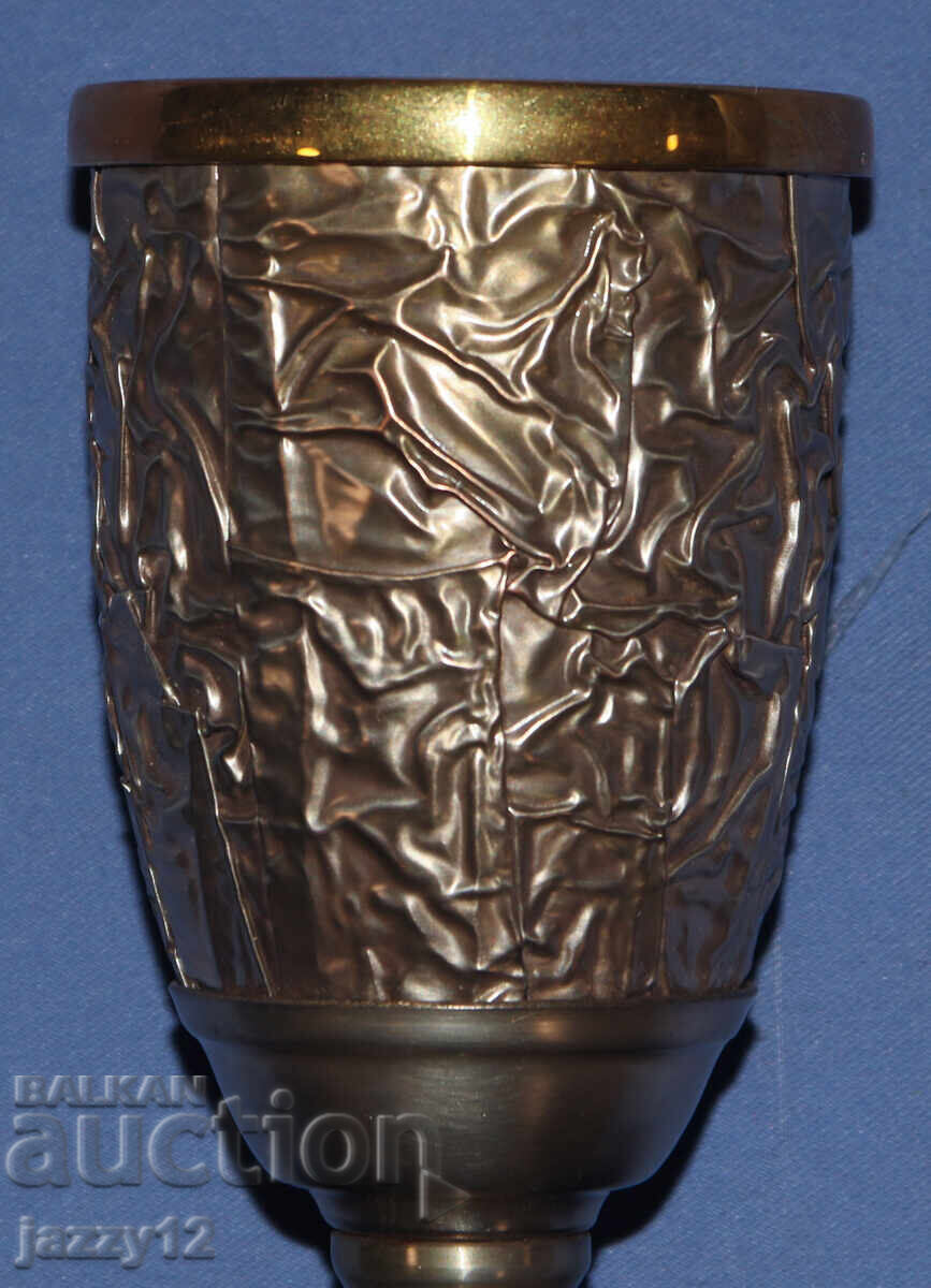 Cană decorativă modernă, cupă, miere, argint, aur - 5