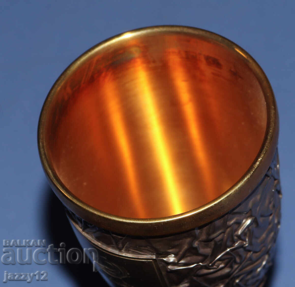 Cană decorativă modernă, cupă, miere, argint, aur - 6