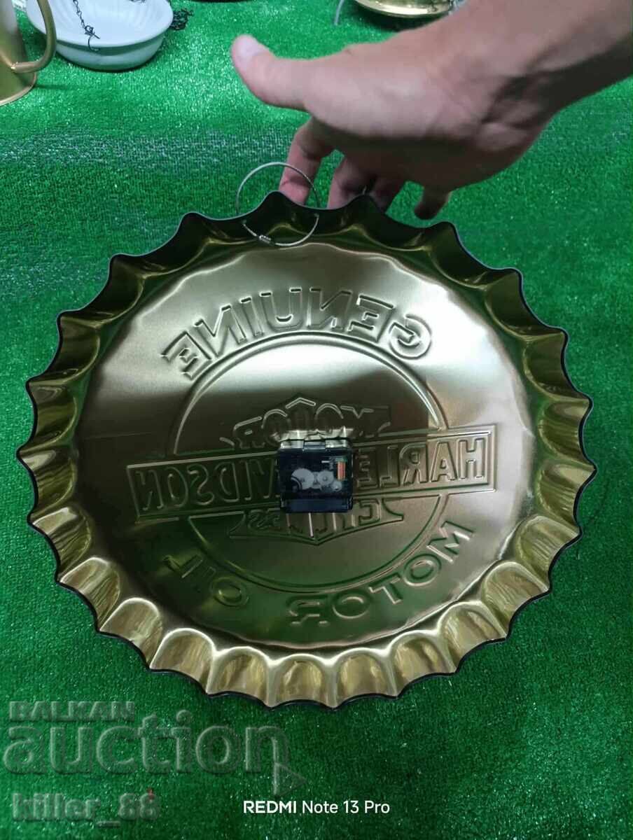 Πινακίδα-Ρολόι-Harley-Davidson με τιμή 55.00 BGN | € 28.12