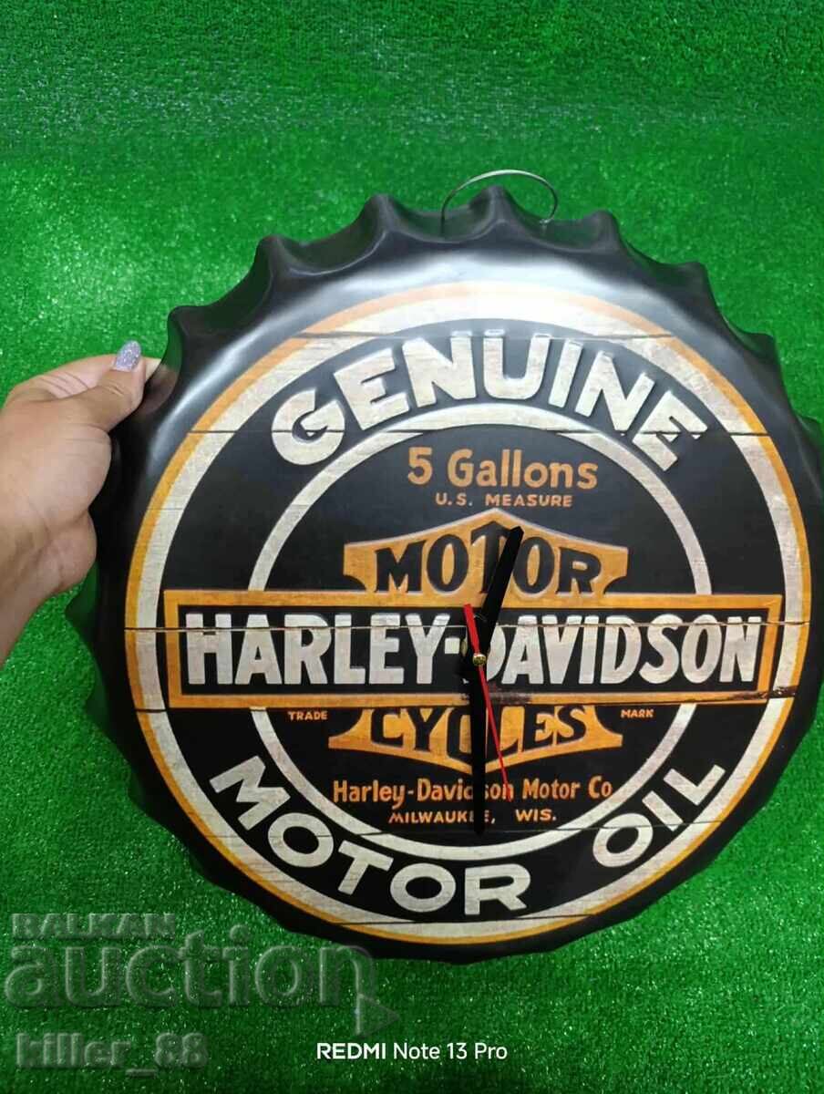Πινακίδα-Ρολόι-Harley-Davidson