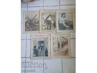 5 pcs. The War Illustrated 1943